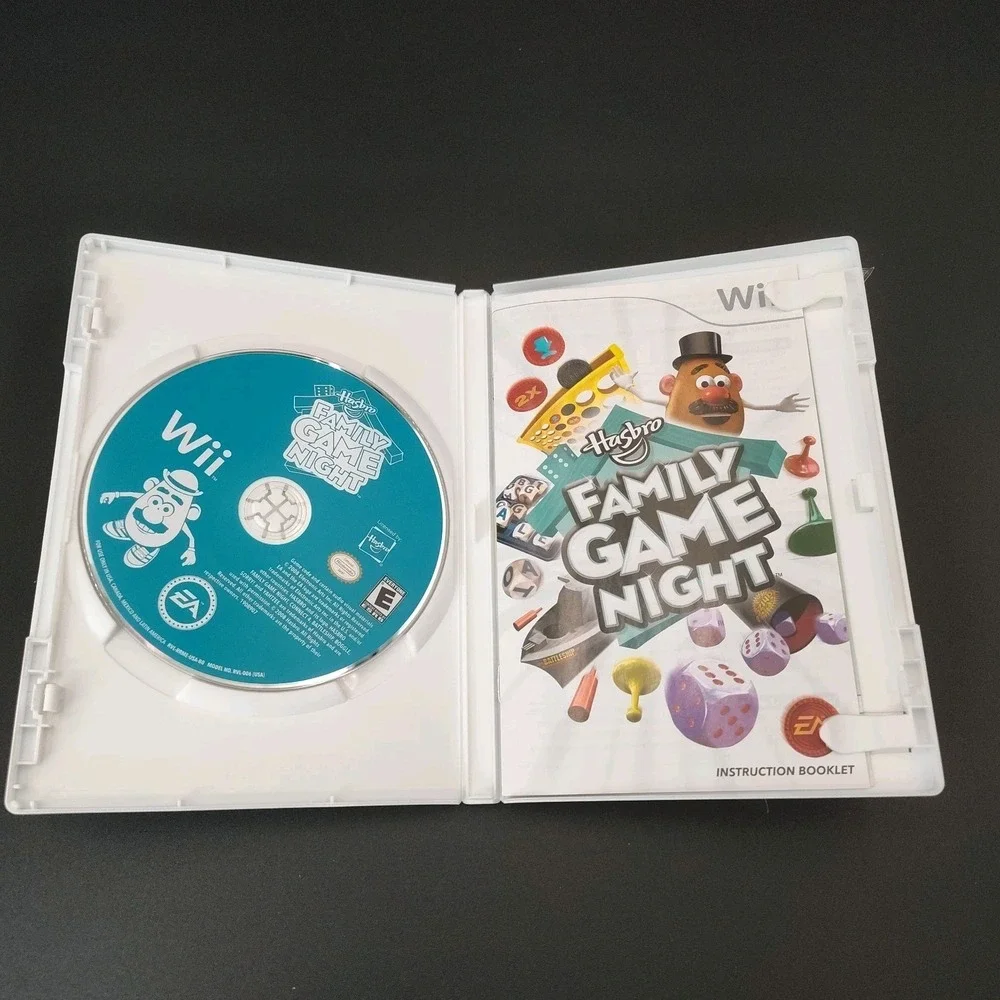 Hasbro Family Game Night Nintendo Wii 2008 Complete & Tested SEE BB18.1GA1012
